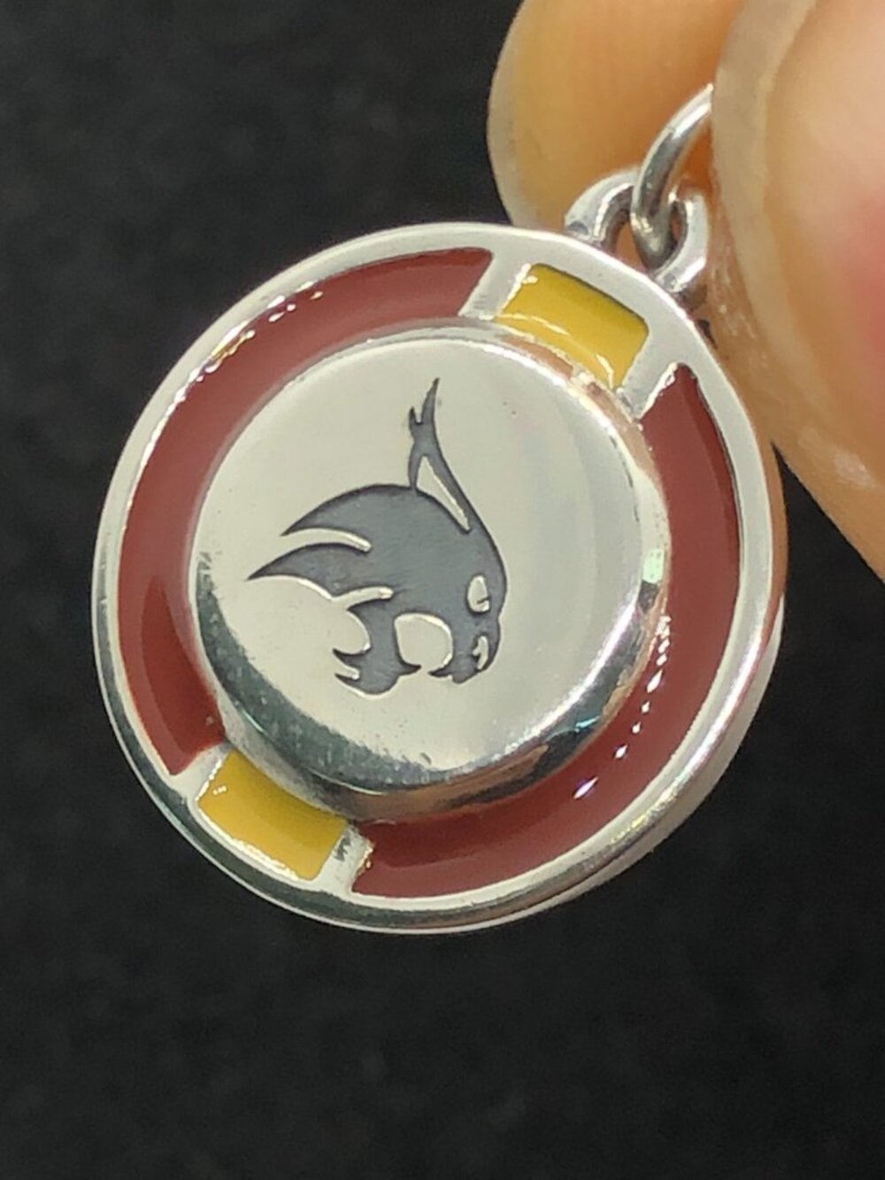 James Avery Enamel Texas State University School Spirit Charm